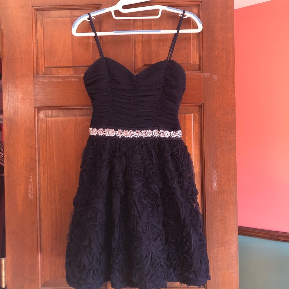 Navy Homecoming Dress
